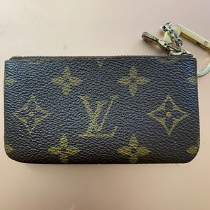 Louis Vuitton Zip Card Key Holder w/ Clasp